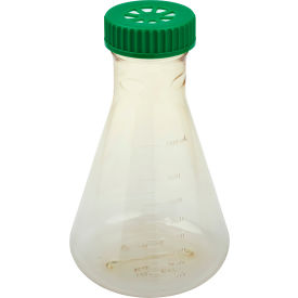 CELLTREAT® 2L Erlenmeyer Flask Vent Cap Plain Bottom Polycarbonate Sterile 229850
