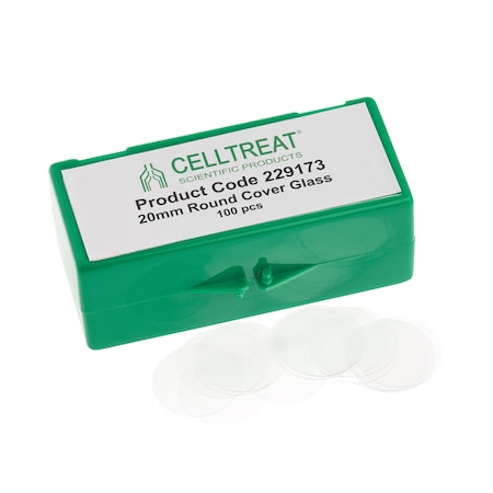 Round Cover Glass, Sterile, 20mm, PK 100 MPN:229173