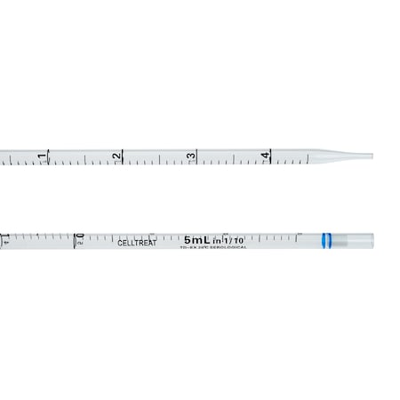 Serological Pipet, Individual Paper/Plastic Wrapped, Sterile, 5mL, PK200 MPN:229005B