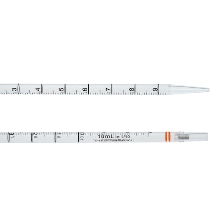 Serological Pipet, Individual Paper/Plastic Wrapped, Sterile, 10mL, PK200 MPN:229010B