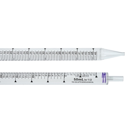 Serological Pipet, Individual Paper/Plastic Wrapped, Sterile, 50mL, PK100 MPN:229030B
