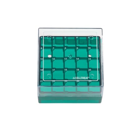 CF Cryogenic Vial Storage Box, Polycarbonate, Non-sterile, 25-Place, PK5 MPN:229942