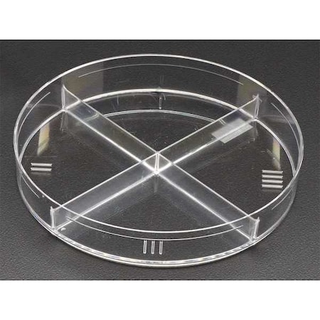 Petri Dish, Polystyrene, 16mL, 4 Well, PK500 MPN:229684