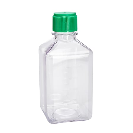 Square Media Bottle (PETG), Sterile, 500mL, PK24 MPN:229788