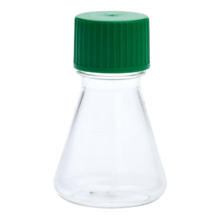 Erlenmeyer Flask, Solid Cap, Plain Bottom, PETG, Sterile, 125mL, PK12 MPN:229800