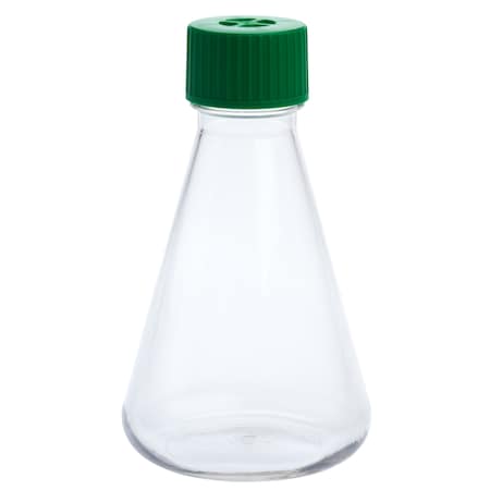 Erlenmeyer Flask, Vent Cap, Plain Bottom, PETG, Sterile, 500mL, PK12 MPN:229809