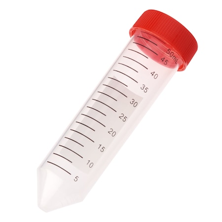 Centrifuge Tube, Red Cap - Bag, Sterile, 50mL, PK500 MPN:230421R