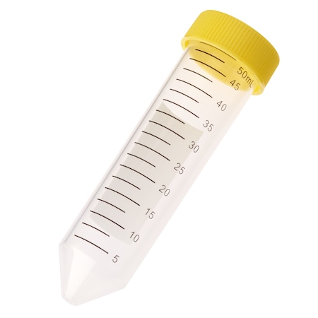 Centrifuge Tube, Yellow Cap - Bag, Sterile, 50mL, PK500 MPN:230421Y