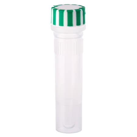 Screw Top Micro Tube/Cap Assembly, Grip Cap W/O-Ring, Sterile, 1.5mL, PK500 MPN:230820