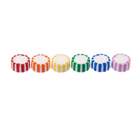 CAP ONLY, Assrtd Clr Scrw Top Micro Tube Grp Cap W/O-Ring, Non-sterile, PK1000 MPN:230840A