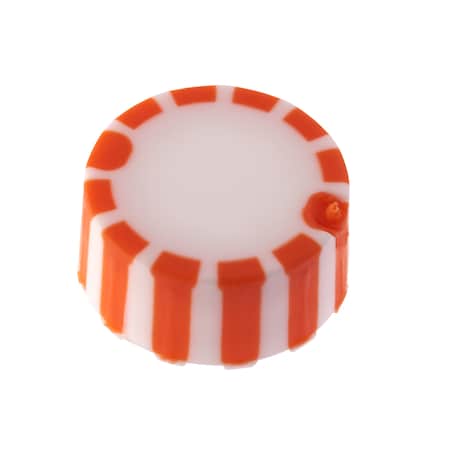CAP ONLY, Orange Screw Top Micro Tube Grip Cap W/O-Ring, Non-sterile, PK1000 MPN:230840N