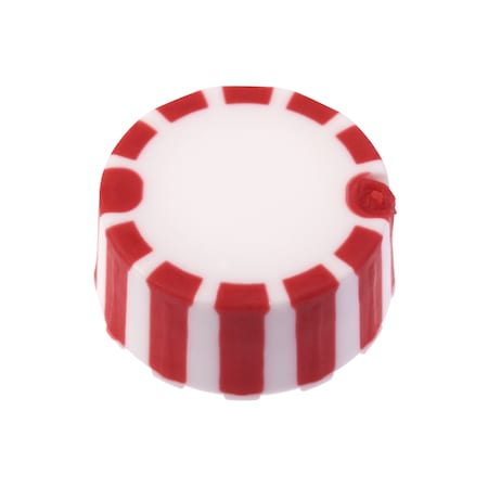 CAP ONLY, Red Screw Top Micro Tube Grip Cap W/O-Ring, Non-sterile, PK1000 MPN:230840R