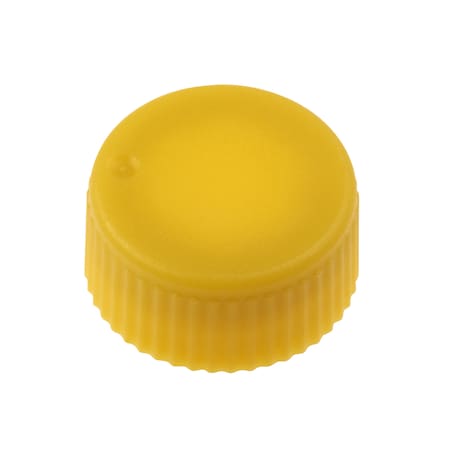 CAP ONLY, Yellow Screw Top Micro Tube Cap, O-Ring, Opaque, Non-sterile, PK1000 MPN:230841Y
