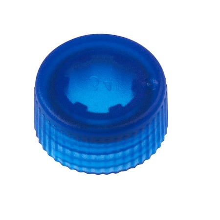 CAP ONLY, Blue Screw Top Micro Tube Cap, O-Ring, Transluc, Non-sterile, PK1000 MPN:230842B