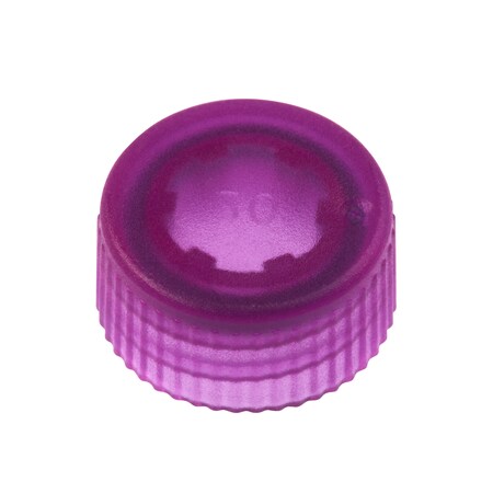 CAP ONLY, Prpl Screw Top Micro Tube Cap, O-Ring, Transluc, Non-sterile, PK1000 MPN:230842P