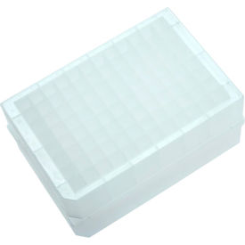 CELLTREAT® 96 Deep Well Storage Plate 1.0mL PP Round Well V-Bottom Non-sterile 229570