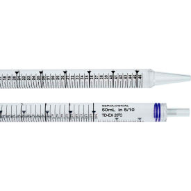 CELLTREAT® 50ml Serological Pipet Bulk Packed in Bags Sterile 200/Case 229250