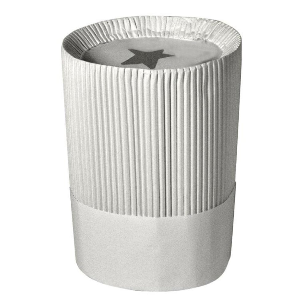 Cellucap Disposable Fluted Chefs Hats, 10in, Pack Of 12 Hats MPN:501959