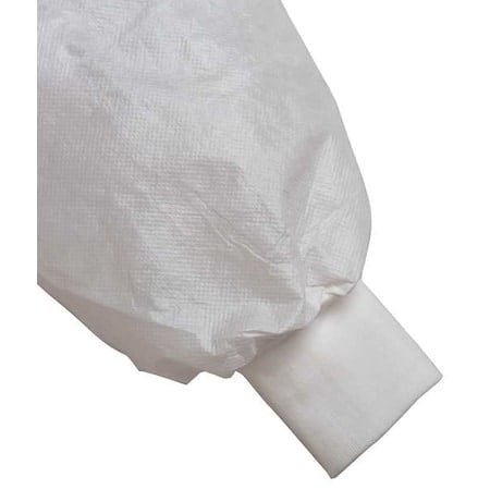 Laboratory Barrier Gown, Polyethylene, Polypropylene, Serged, 1.8 mil, 52 in, White, XL MPN:434TCXGRA