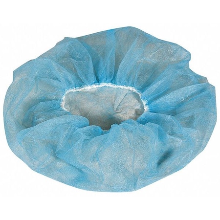 Bouffant Cap, Polypropylene, 18 in Dia., Blue, S, 1000 PK MPN:B4HSBL