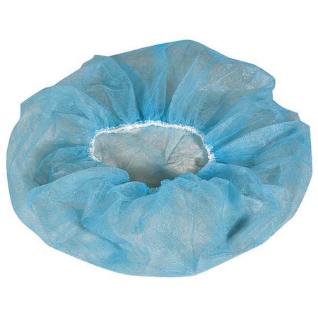 Bouffant Cap, Polypropylene, 28 in Dia., Blue, XL, 1000 PK MPN:BIXX4HSBL