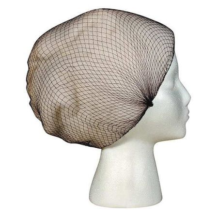 Hairnet, Nylon, 24 in Dia., Brown, L, 144 PK MPN:HN3DBM
