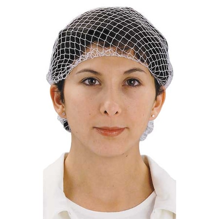 Hairnet, Heavyweight Nylon, 26 in Dia., Brown, L, 144 PK MPN:HN6DBGRA