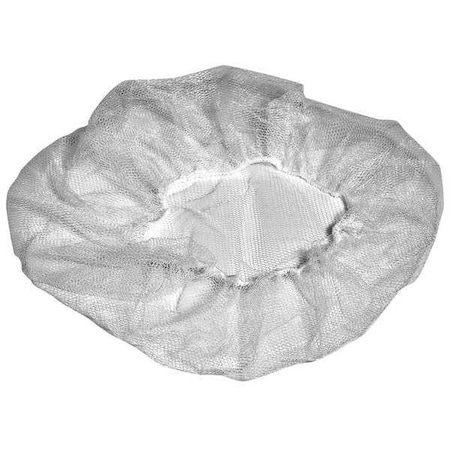 Hairnet, Polyester, 18 in Dia., White, S, 1000 PK MPN:K218HNWT