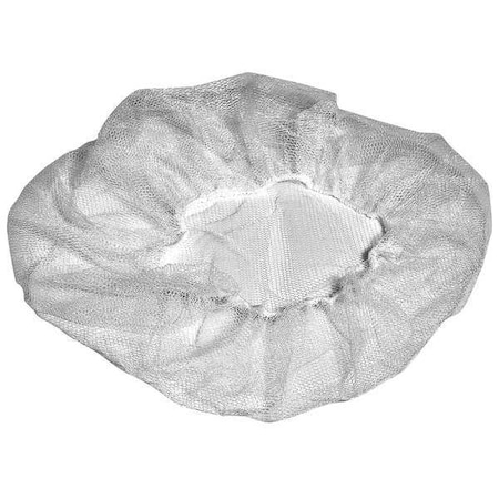 Hairnet, Polyester, 20 in Dia., White, M, 1000 PK MPN:K220HNWT