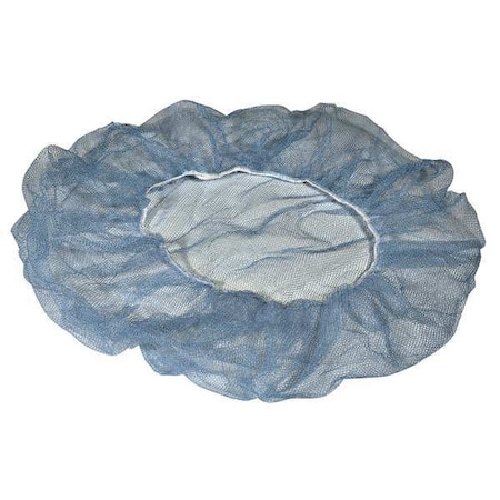 Hairnet, Polyester, 28 in Dia., Blue, XL, 1000 PK MPN:K228HNBL