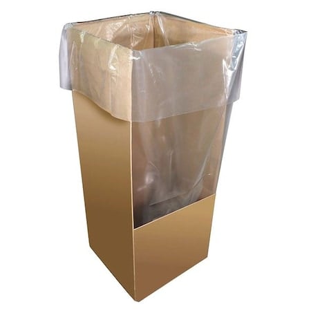 38 gal Trash Bags, 36 in x 52 in, Contractor, 3 mil, Clear MPN:PL3652