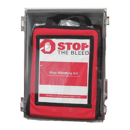 Bleeding Control Kit, 12 in W, Red/Silver MPN:MS-MPSBKSWT - 8