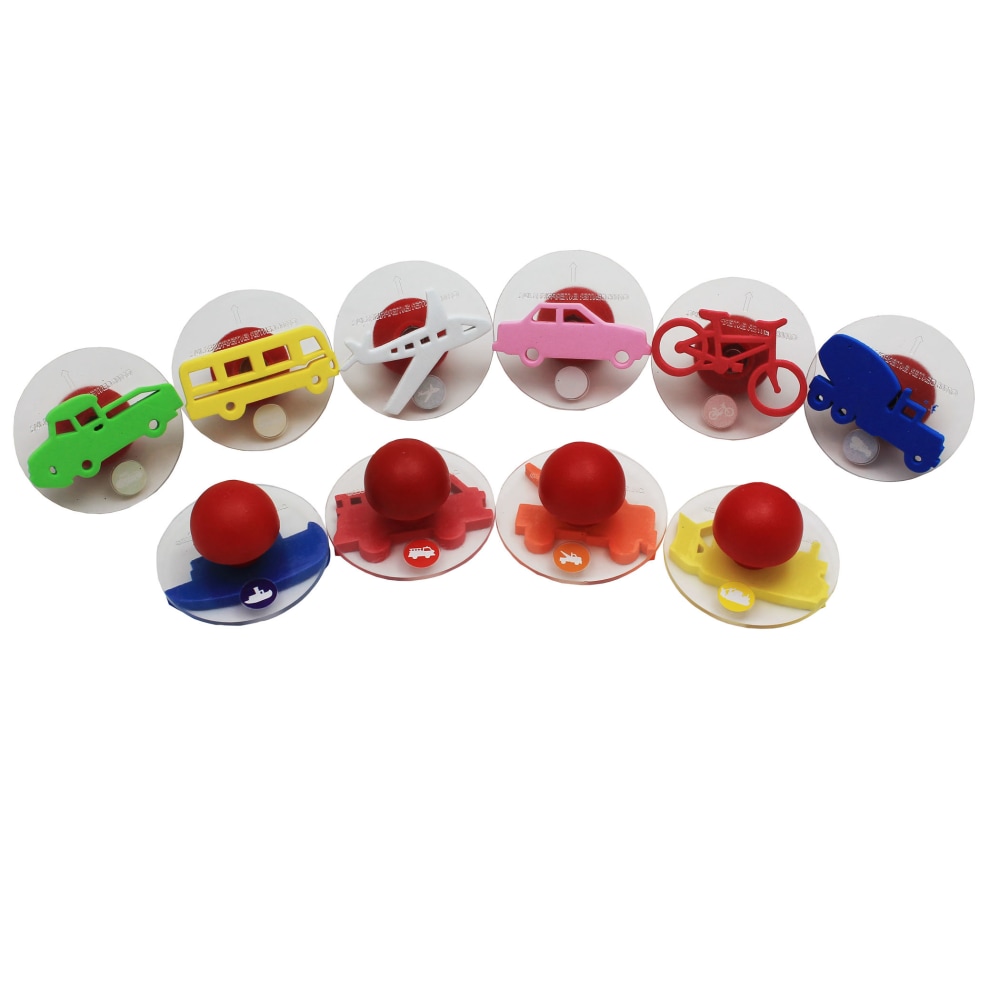READY 2 LEARN Giant Stampers, Transportation Vehicles, Set 1, Set Of 10 MPN:CE-6737