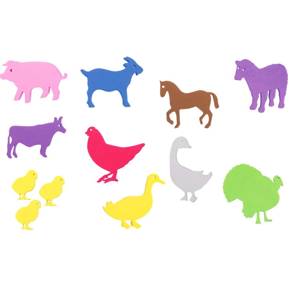 READY 2 LEARN Giant Stampers, Farm Animals, Set Of 10 MPN:CE-6739