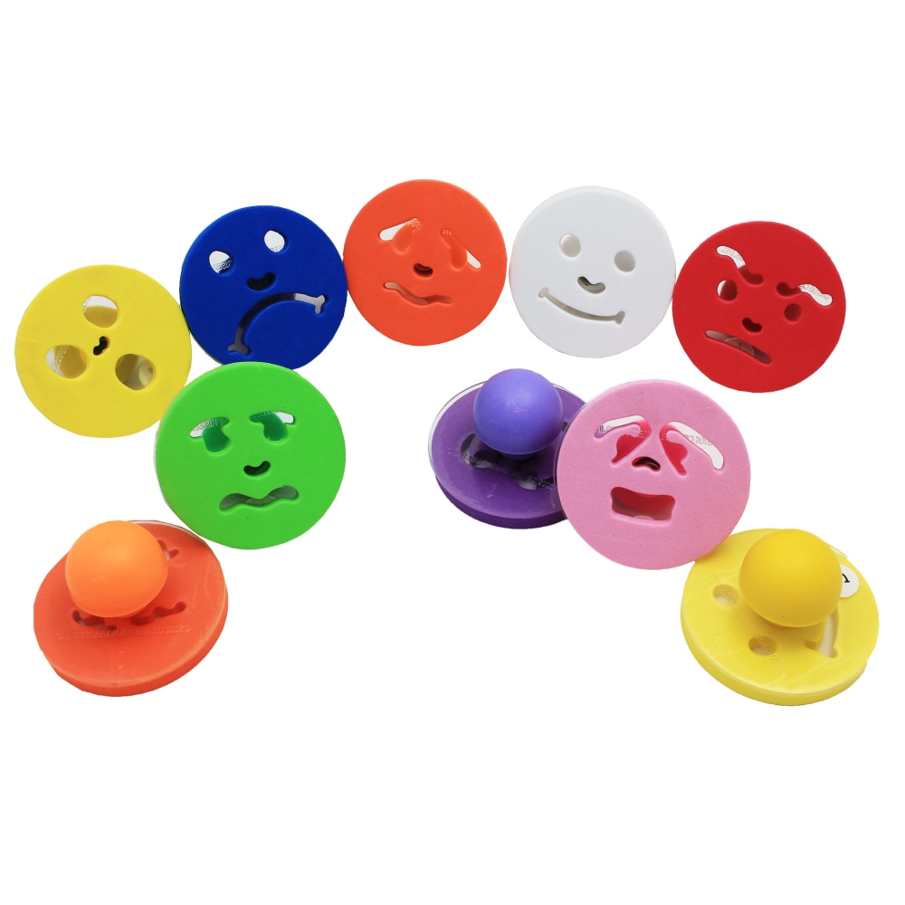 READY 2 LEARN Giant Stampers, Feelings, Set Of 10 MPN:CE-6753