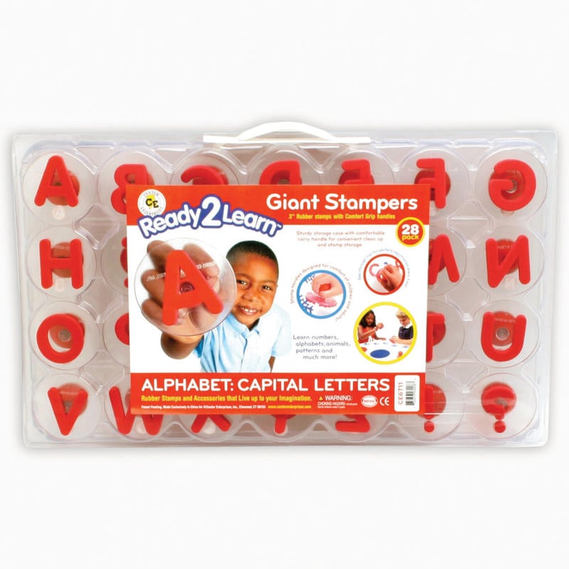 Ready 2 Learn Giant Stampers - Alphabet - Uppercase - Set Of 28 MPN:CE-6711