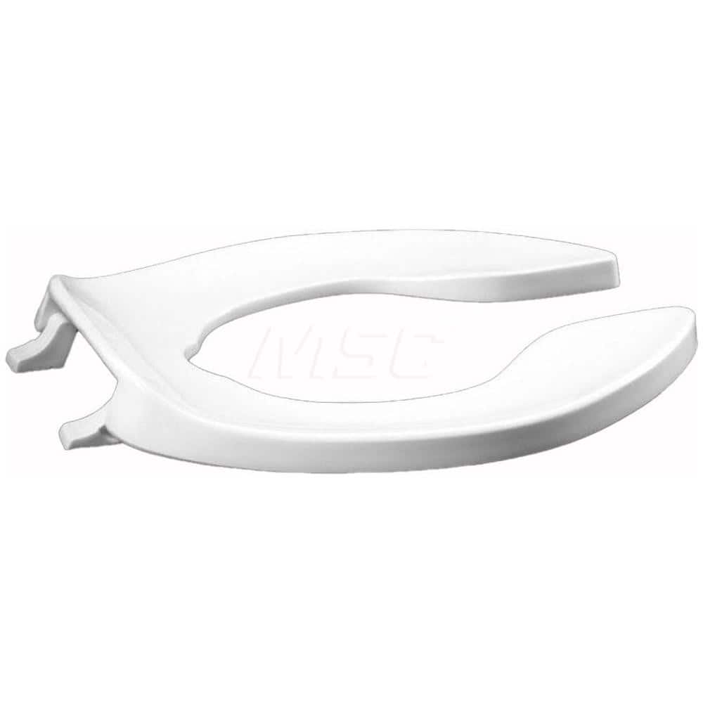 Toilet Seats; Type: Closed Front Lift w/ Cover ; Style: Elongated ; Material: Plastic ; Color: White ; Outside Width: 15 (Inch); Inside Width: 0 (Inch) MPN:1500STSCCFE-01