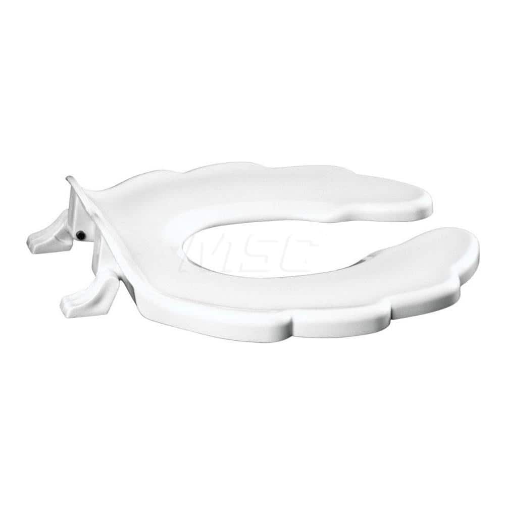 Toilet Seats, Type: Baby Closed Front w/ Cover , Style: Juvenile Bowl , Material: Plastic , Color: White , Outside Width: 14-3/16 (Inch) MPN:AM2300STSCC-1