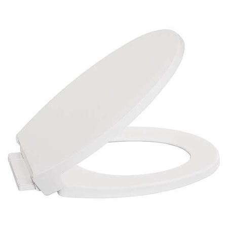 Toilet Seat With Cover, Top-Mounted Hinge, Round, White MPN:1400SC-001