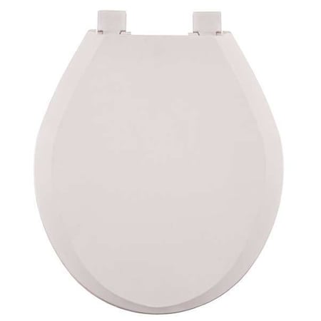 Toilet Seat With Cover, Slow Close Toilet Seat, Round, White MPN:3700SC-001