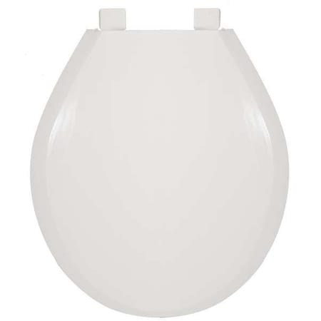 Toilet Seat With Cover, Top-Mounted Hinge, Round, White MPN:3700SCLC-001