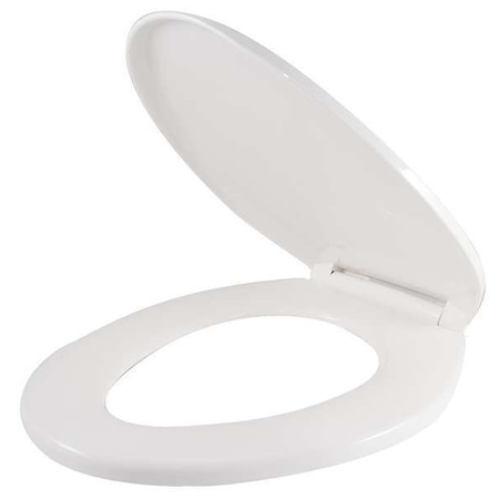 Toilet Seat With Cover, Top-Mounted Hinge, Elongated, White MPN:4200-001