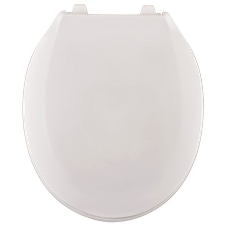 Toilet Seat With Cover, Toilet Seat, Round, White MPN:460STS-001