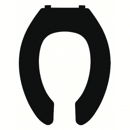 Toilet Seat Without Cover, Toilet Seat, Elongated, Black MPN:500STSCC-407