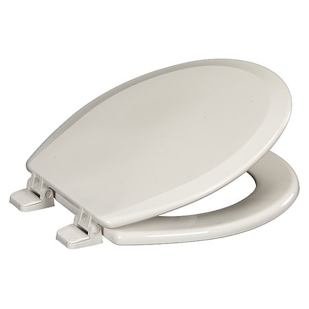 Toilet Seat With Cover, Top-Mounted Hinge, Round, White MPN:700-001