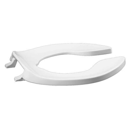 Toilet Seat Without Cover, Self-Sustaining Check Hinge, Elongated, White MPN:1500STSCCSS-001
