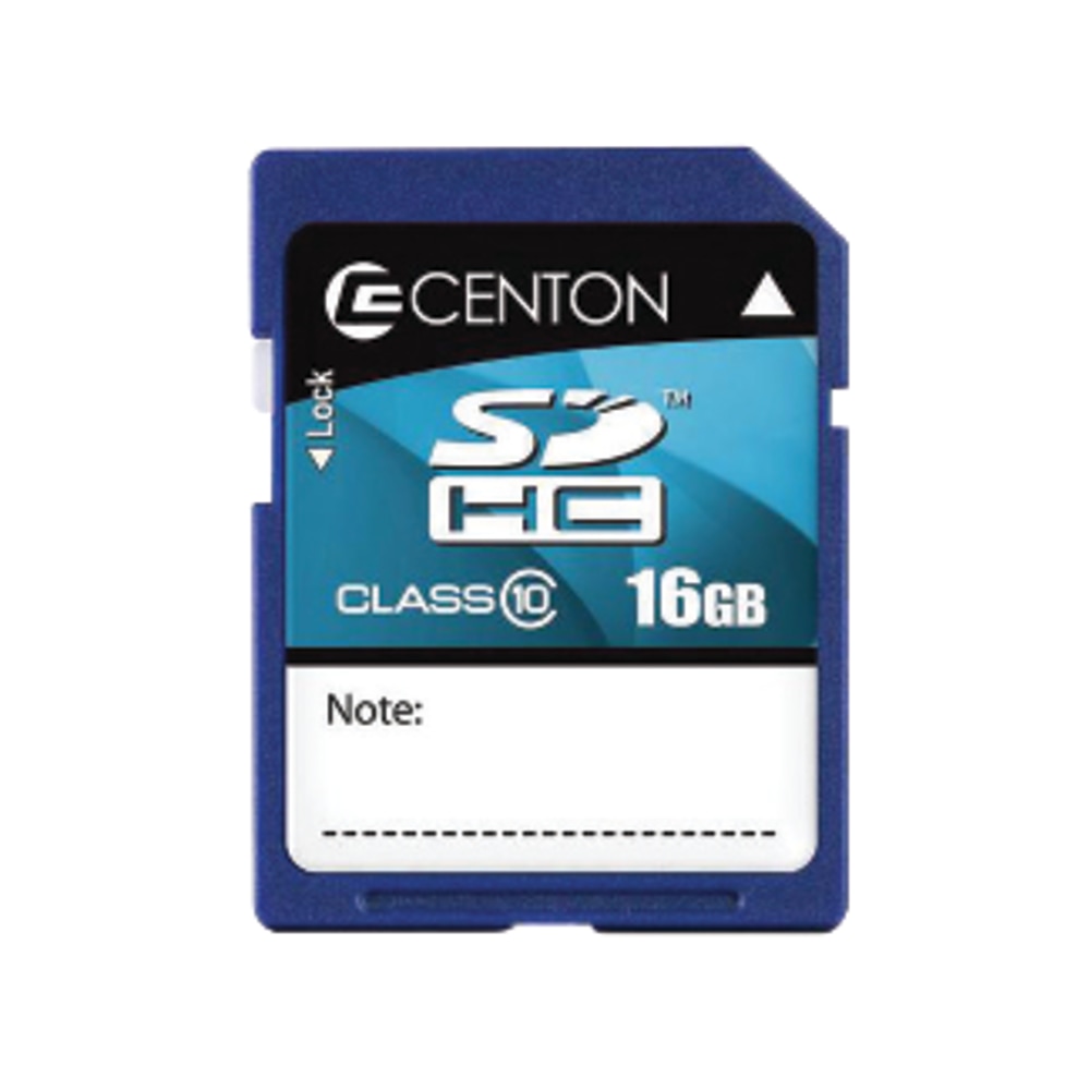 Centon SDHC Memory Card, 16GB (Min Order Qty 5) MPN:S1-SDHC10-16GTAA