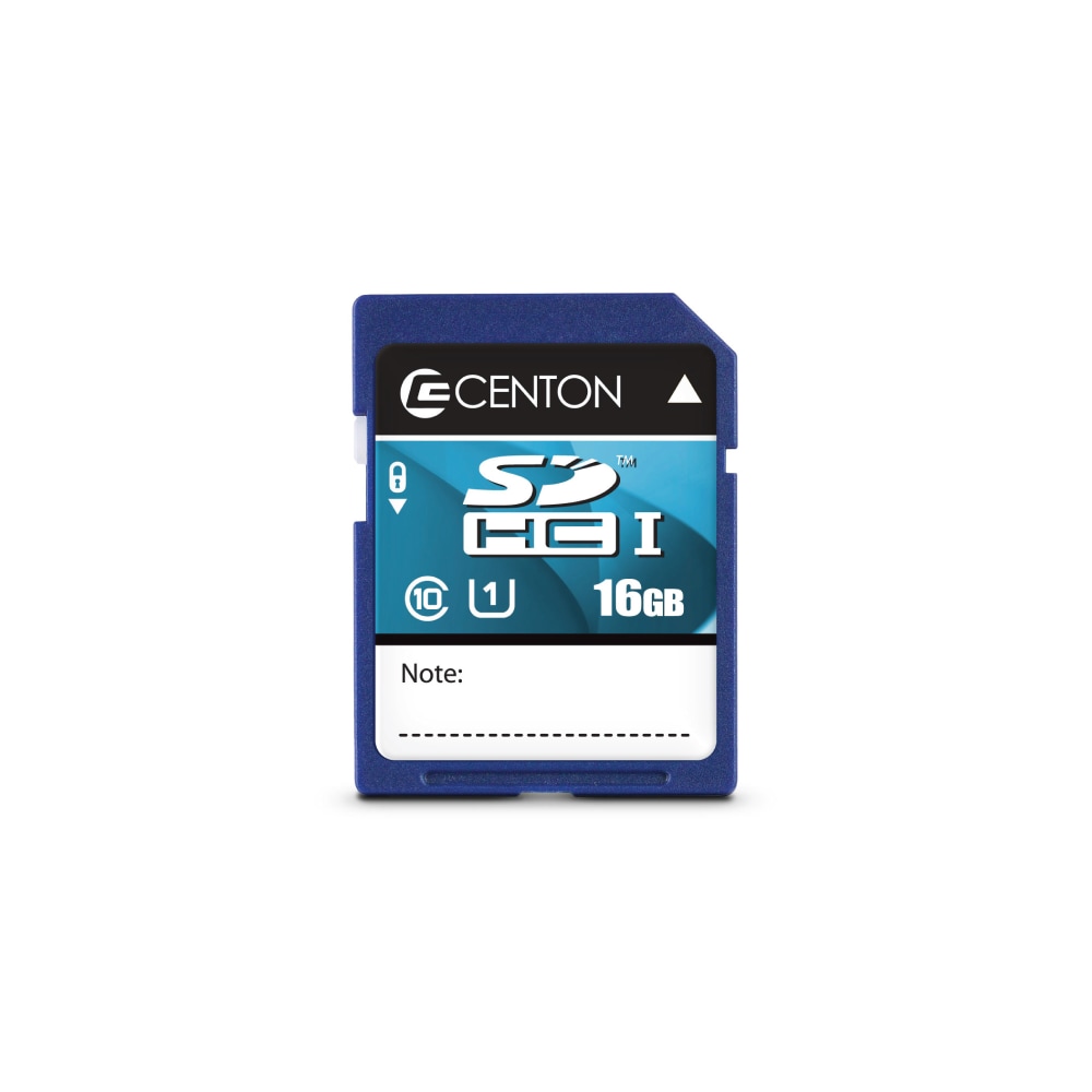Centon SDHC UHS-I Flash Memory Card, 16GB MPN:S1-SDHU1-16G