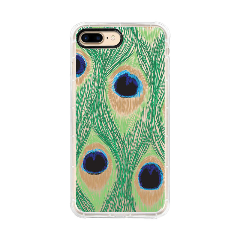 OTM Essentials Tough Edge Case For iPhone 7+/8+, Peacock Feathers, OP-RP-Z128A MPN:OP-RP-Z128A