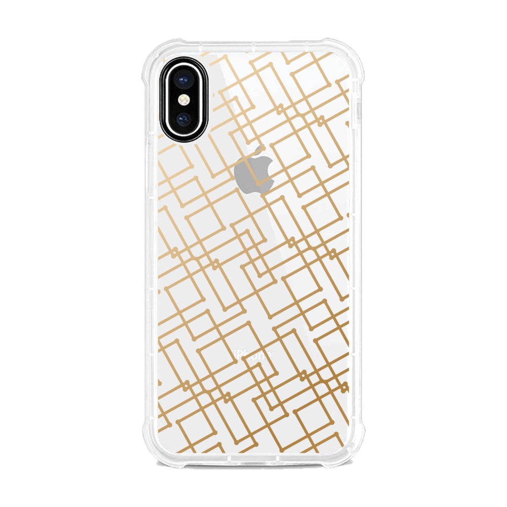 OTM Essentials Tough Edge Case For iPhone X/Xs, Gold Geo, OP-SP-Z120A MPN:OP-SP-Z120A